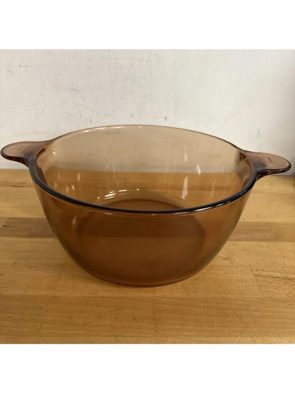 Corning Vision Cookware Amber 5 Qt 4.5L Dutch Oven Stock Pot Pyrex Lid USA Made